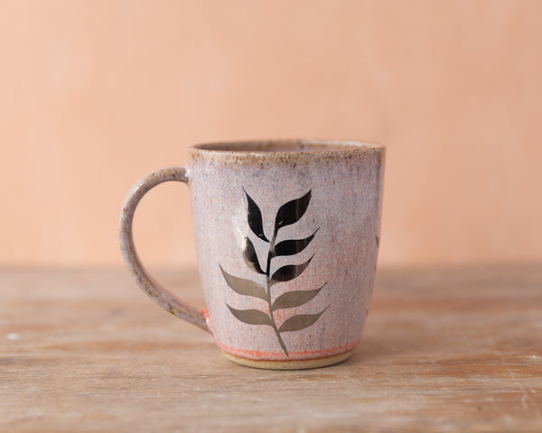 FERN MUG - LILAC GLAZE - SANDY CLAY - S/M/L